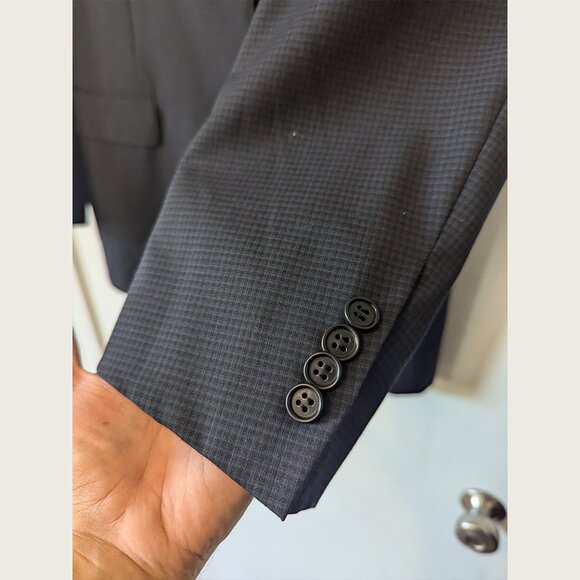 CANALI - Classic navy 2-piece suit - Sz 54 - Picture 5 of 14